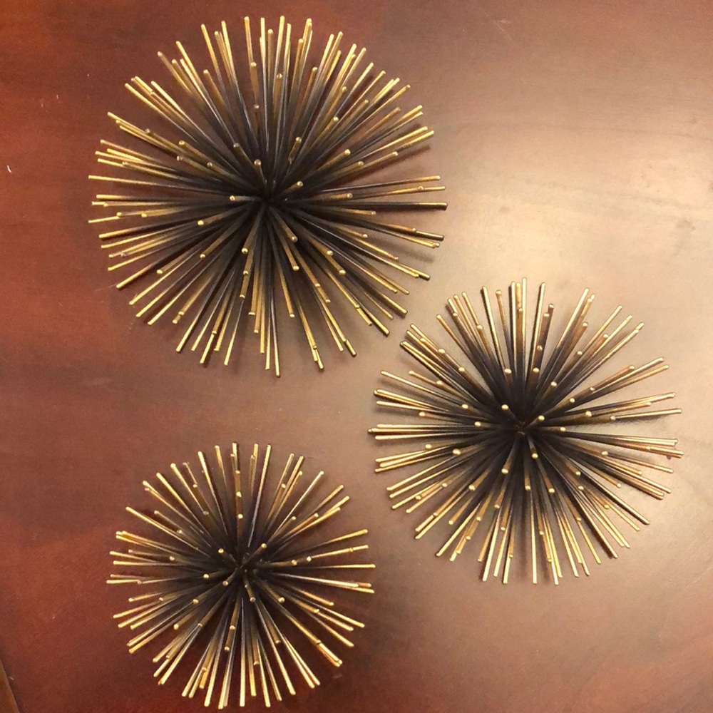 Spiked Puff Wall Decor Set of 3